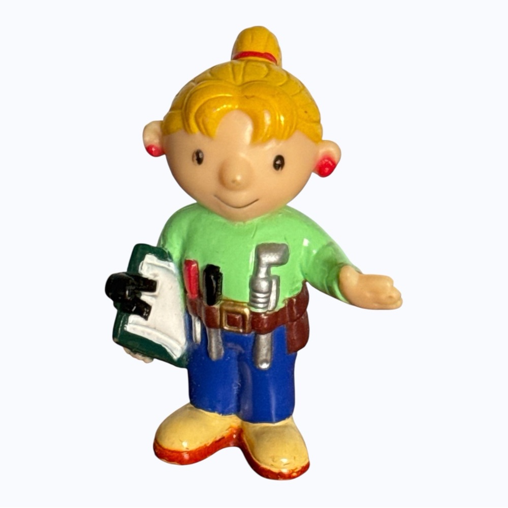 Vintage Wendy Figure From Bob the Builder 2" Tall 2001